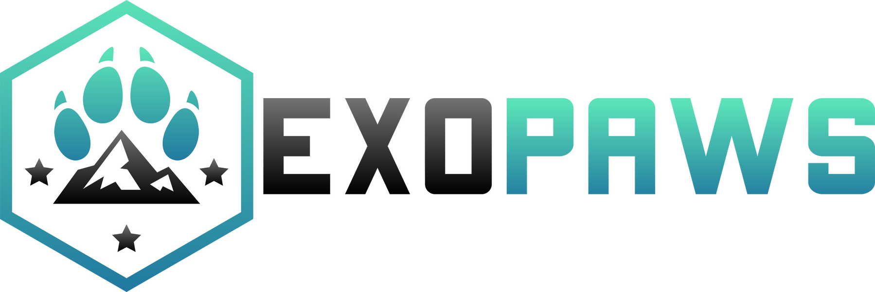 ExoPaws logo and site title